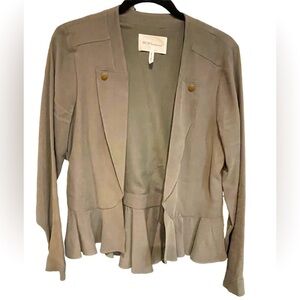 🔥NWOT BCBGeneration jacket in light olive green color size Small.  Very NICE!